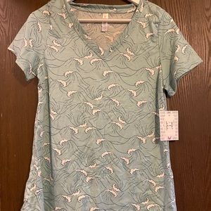 Lularoe short sleeve Christy Tees v-neck